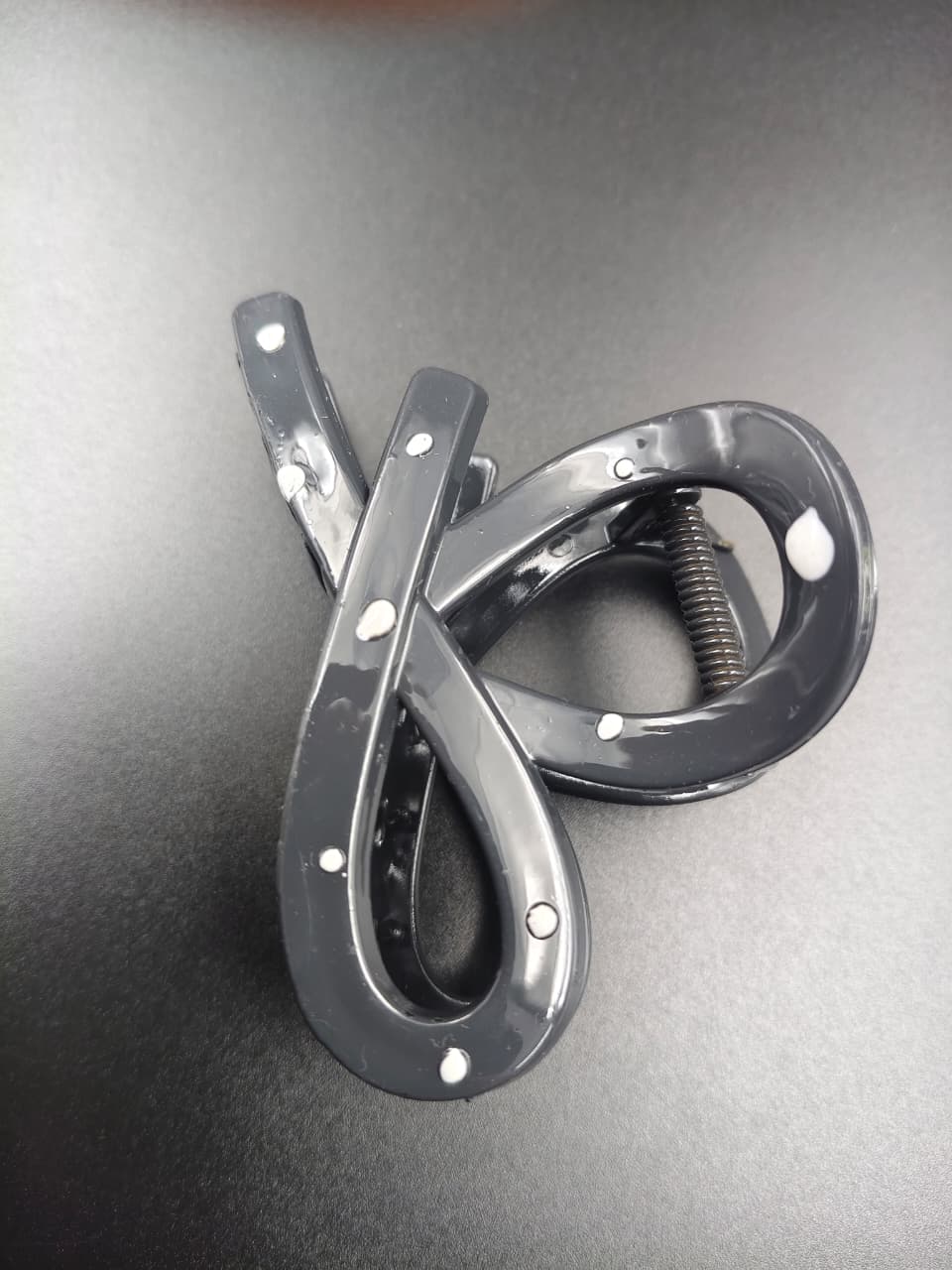 Y2K Polka Dot Hair Clutcher