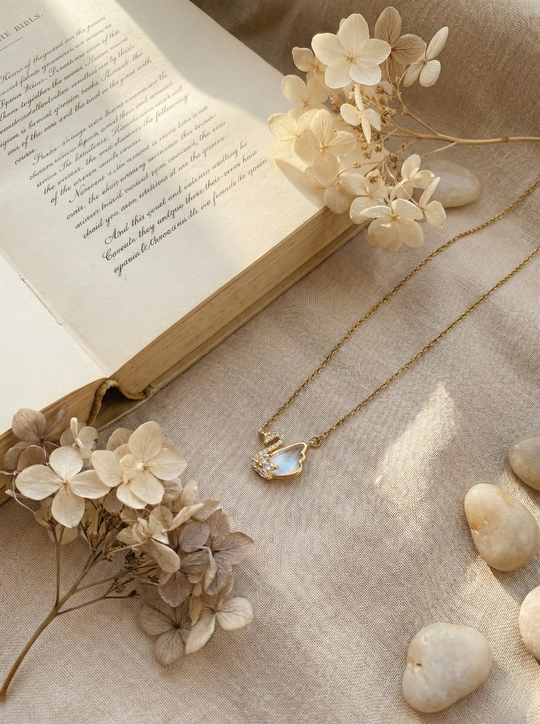 Aurora Swan Luxe Necklace