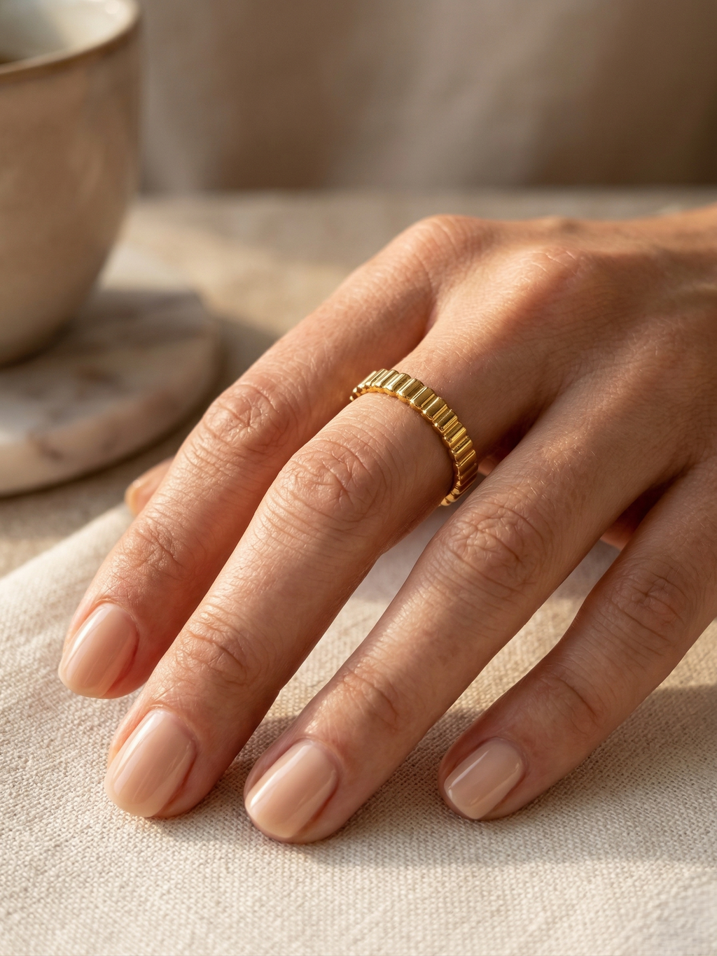 Linéa Textured Ring