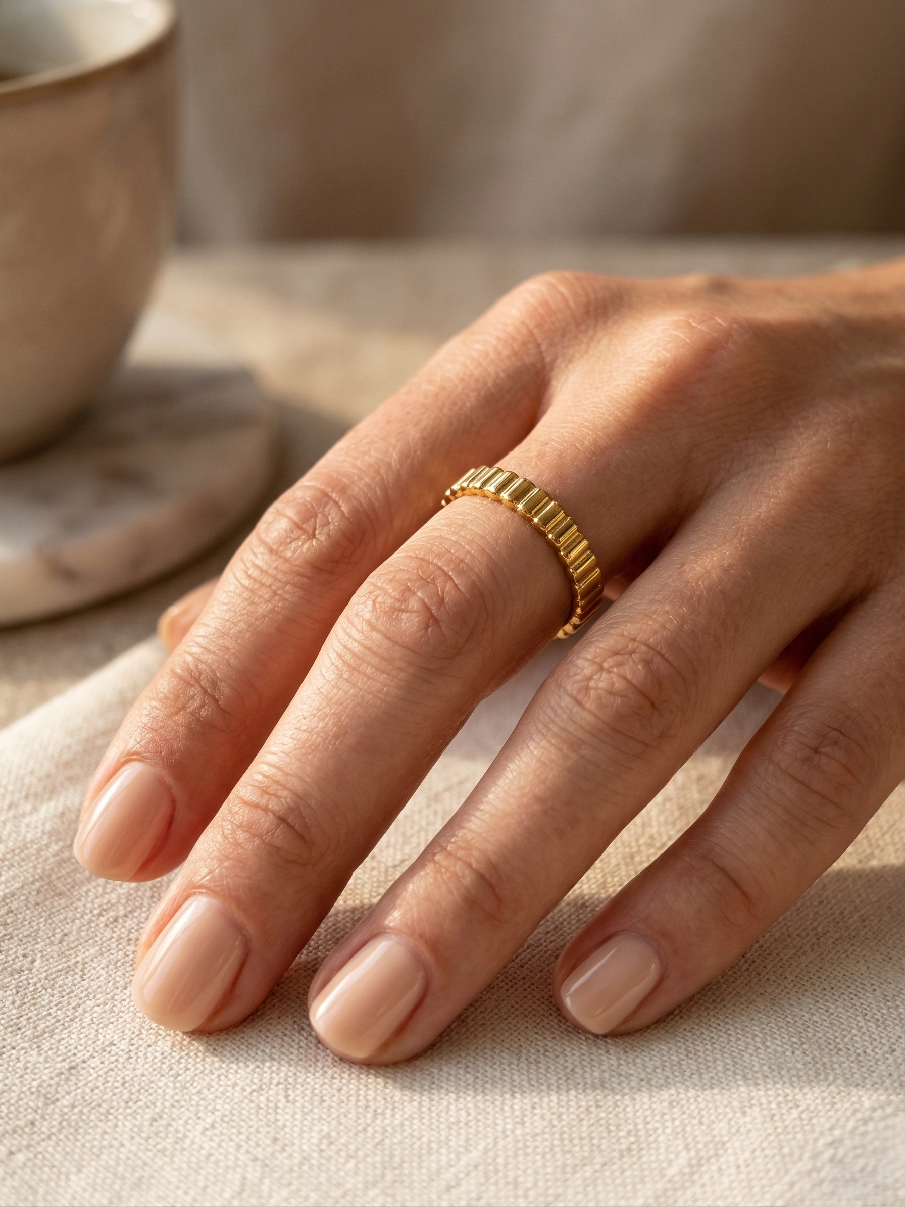 Linéa Textured Ring