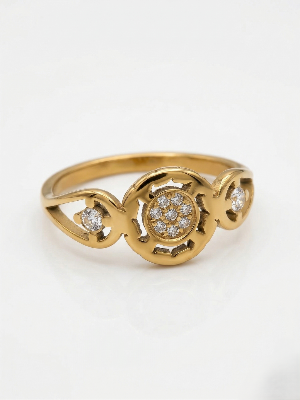 Flora Glow Crystal Ring