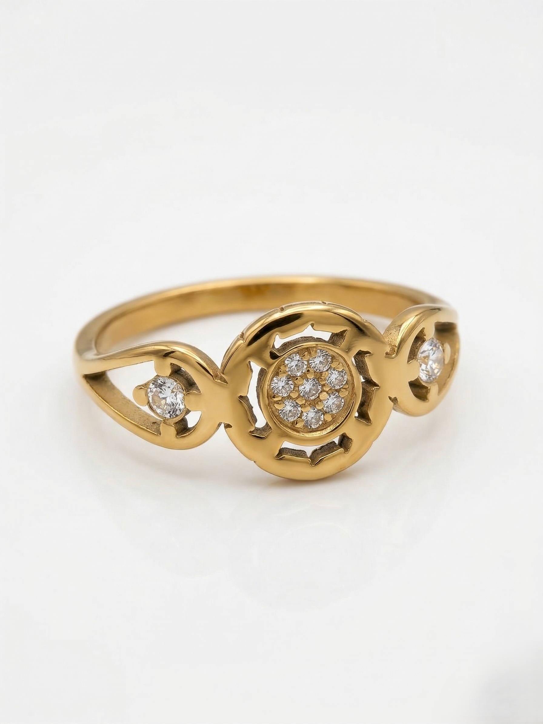 Flora Glow Crystal Ring