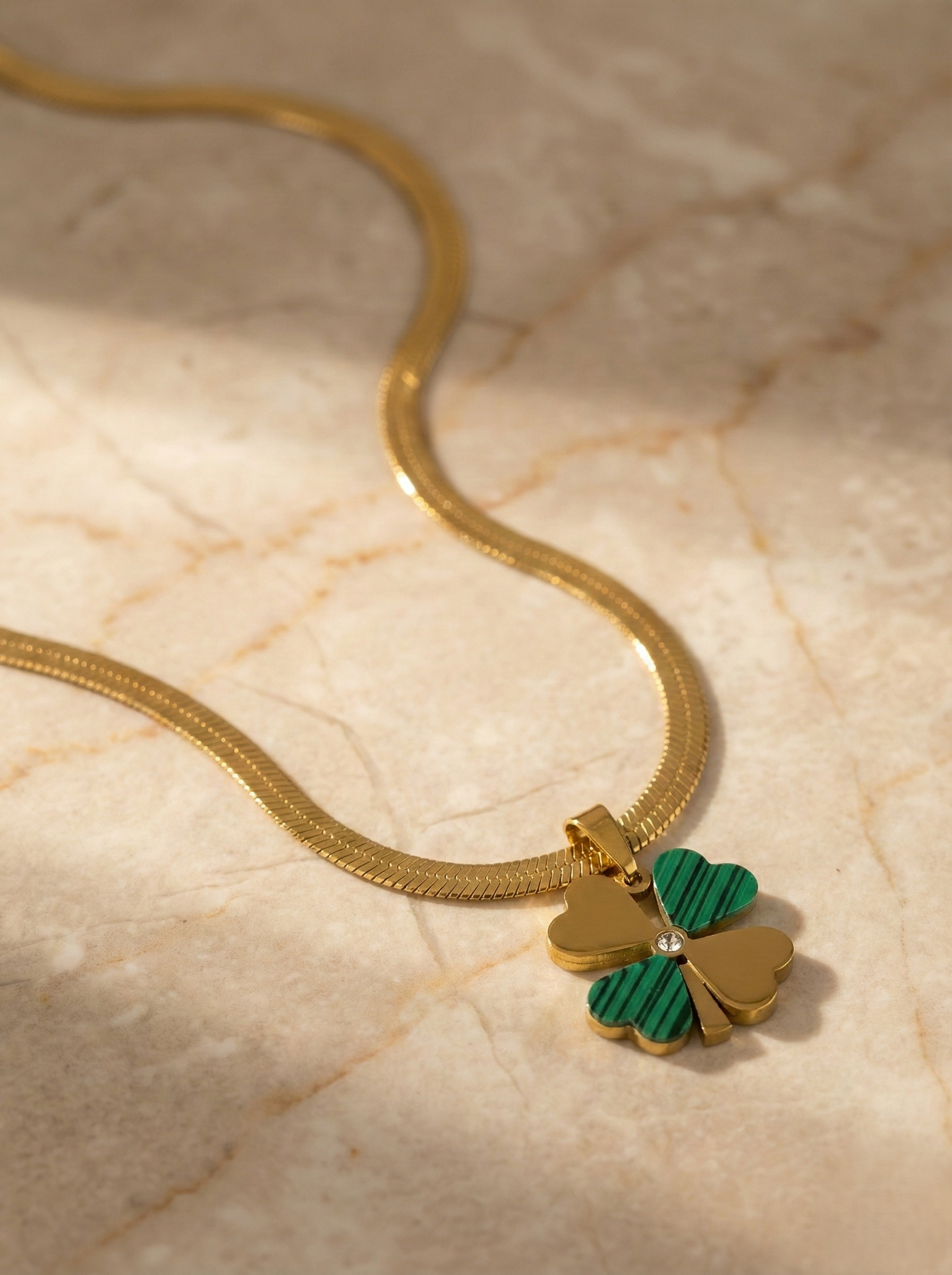 Clover Heart Necklace