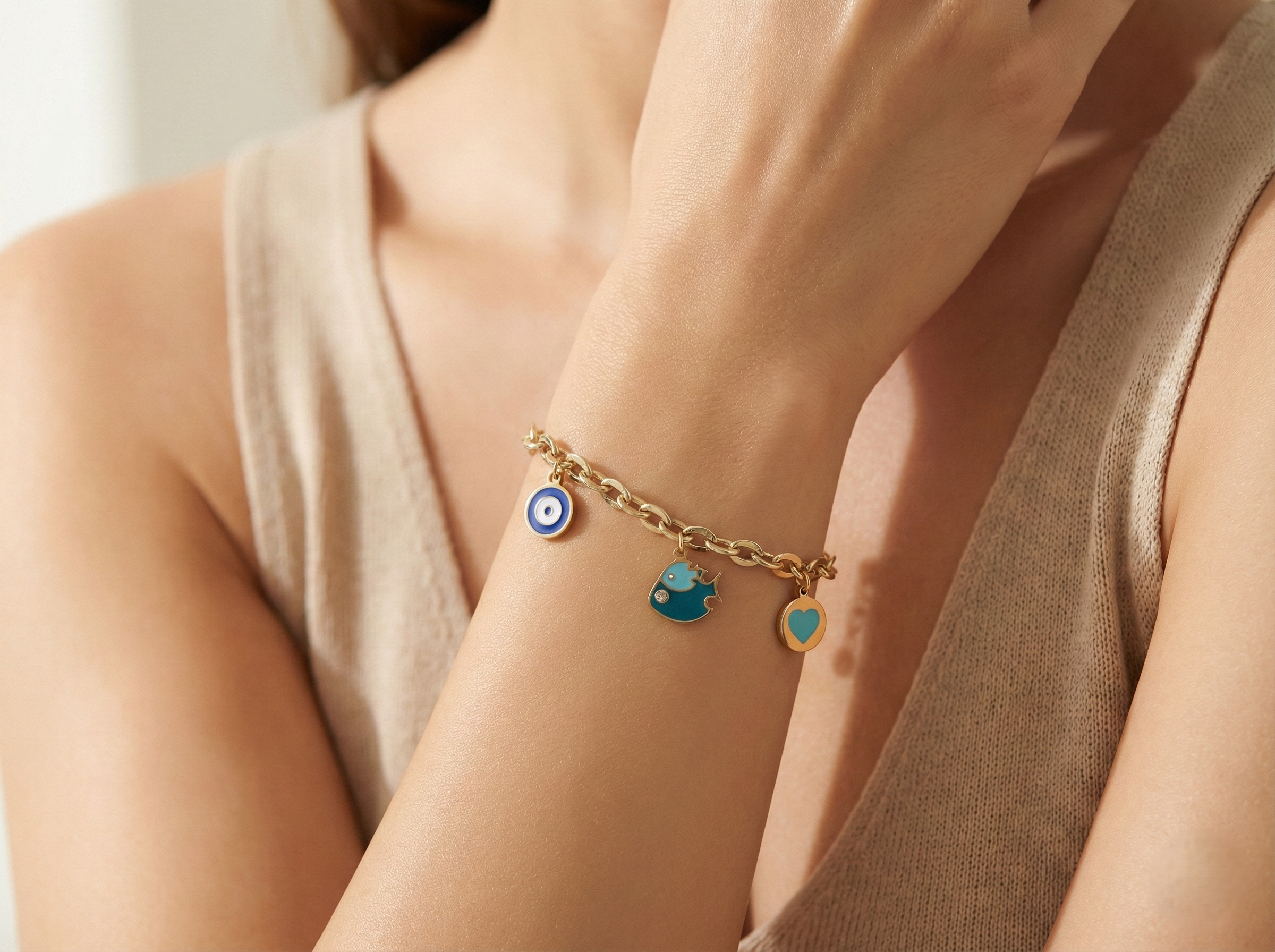 Blue Charm Harmony Bracelet