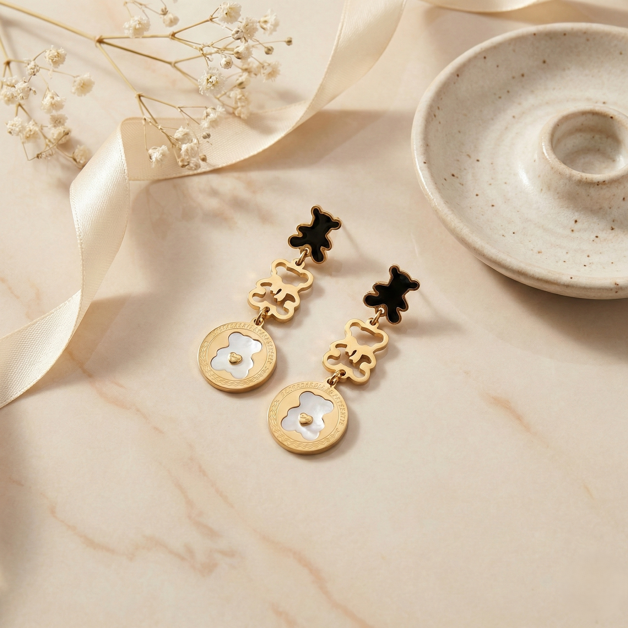 Midnight Teddy Luxe Earrings