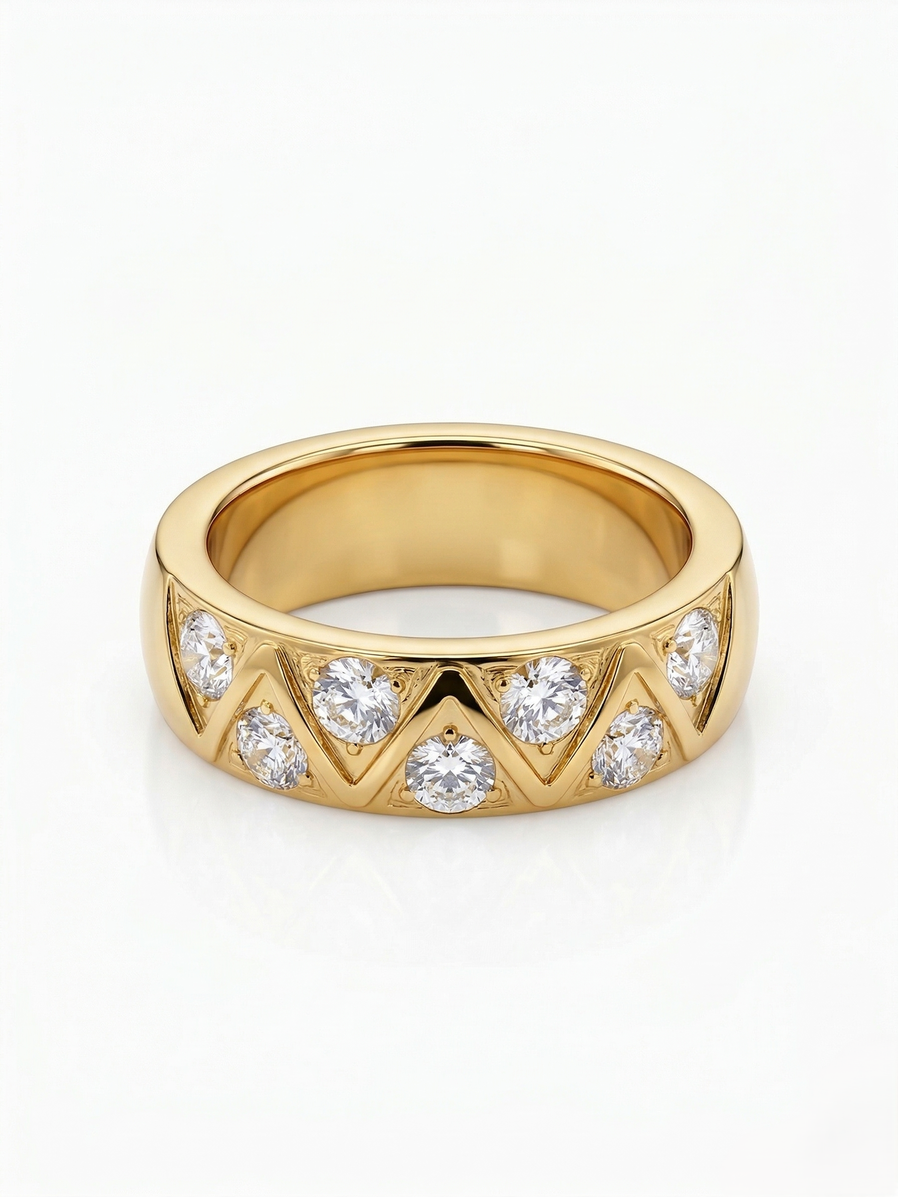 Aurielle Crystal Band Ring
