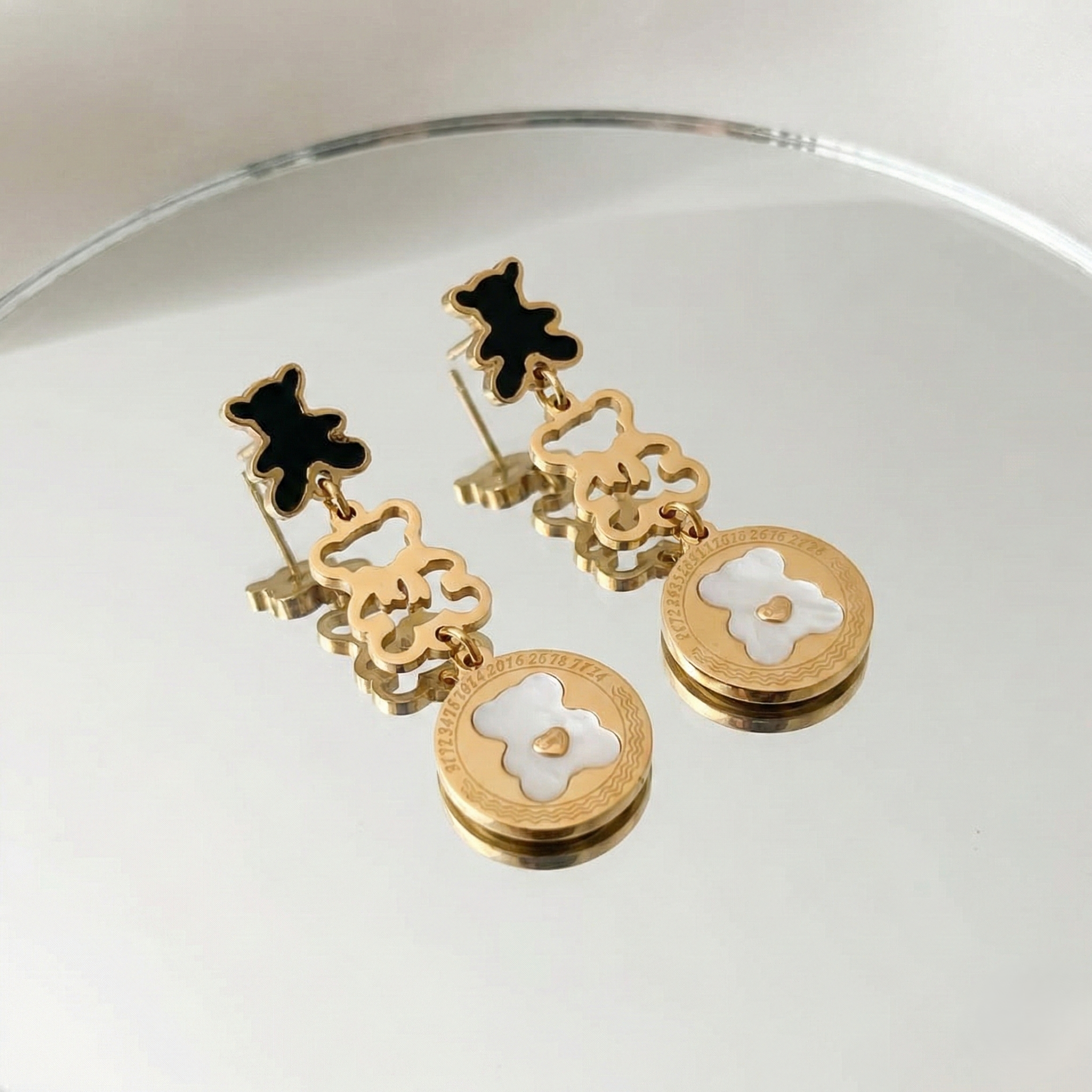 Midnight Teddy Luxe Earrings