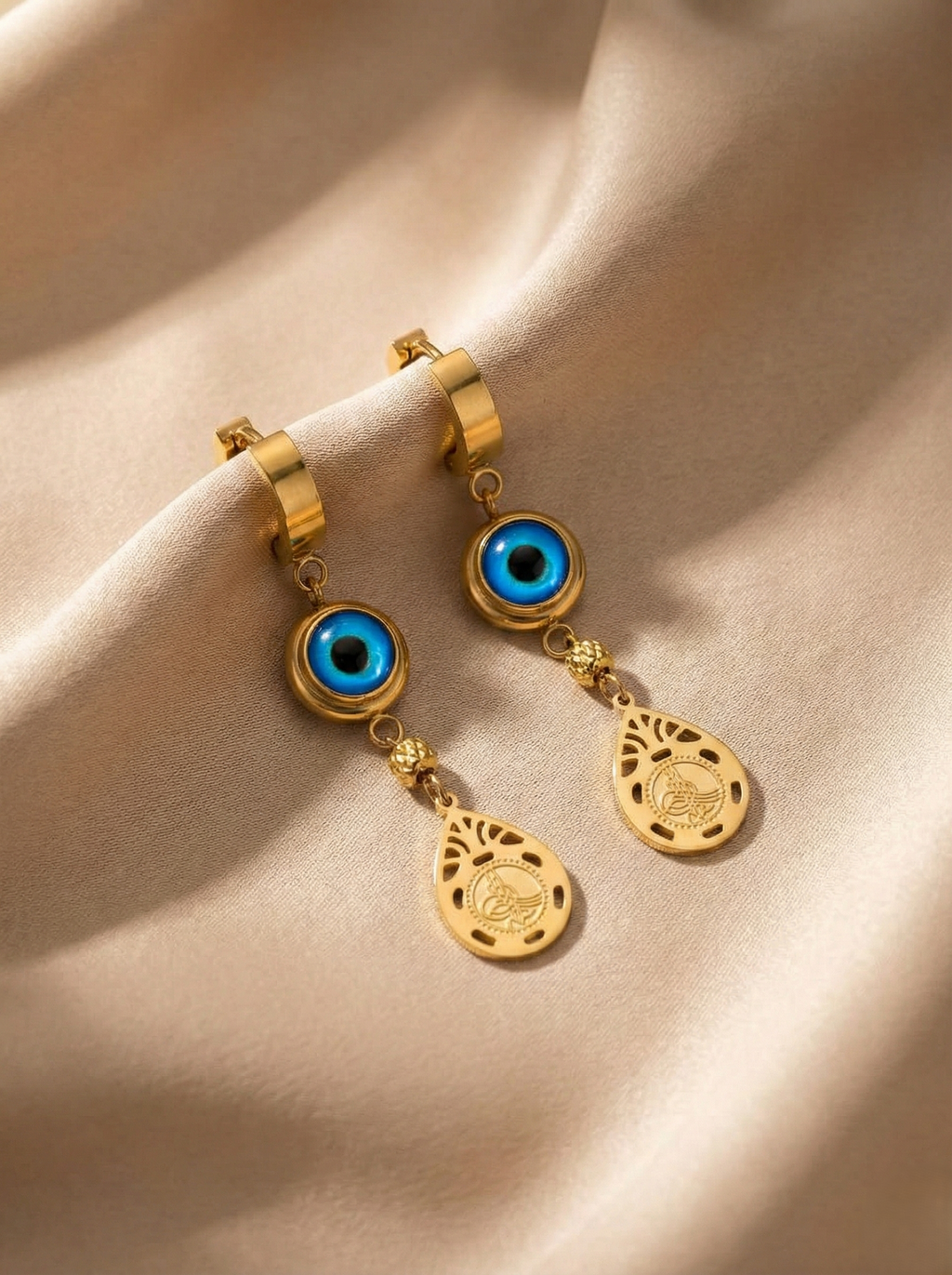 Mystic Eye Teardrop Earrings