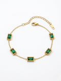 Emerald Royale Link Bracelet