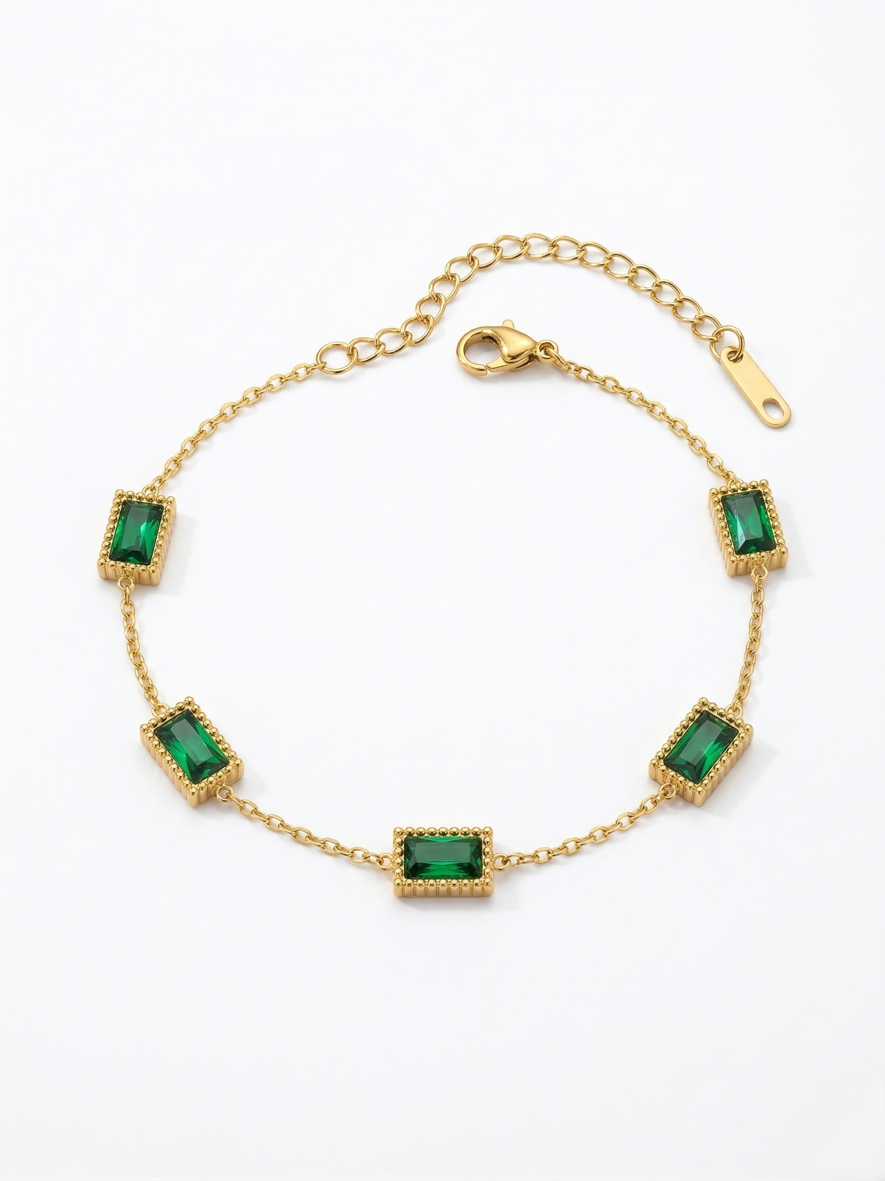Emerald Royale Link Bracelet