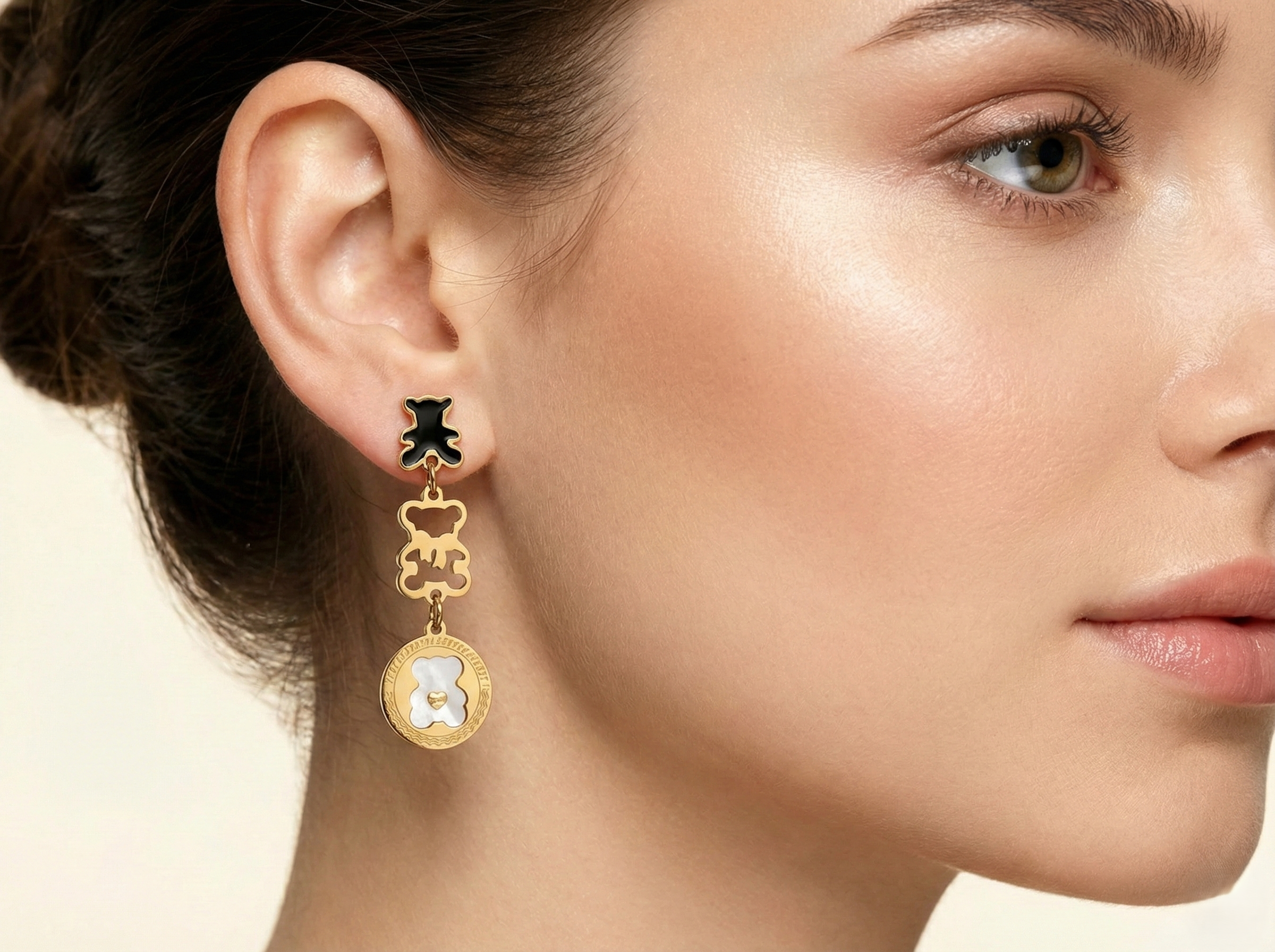 Midnight Teddy Luxe Earrings