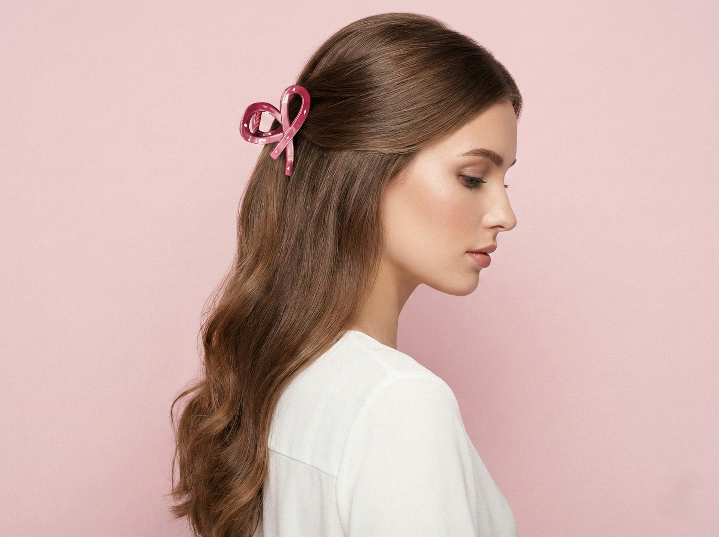 Y2K Polka Dot Hair Clutcher