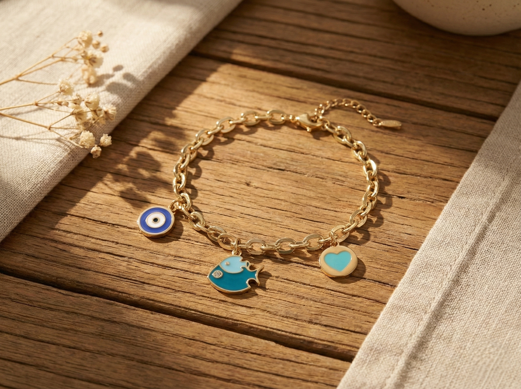 Blue Charm Harmony Bracelet
