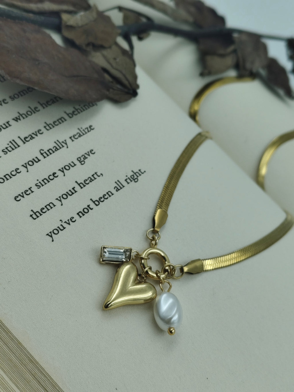 Trio Charmed Necklace