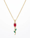 Red Petal Necklace