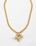Trio Charmed Necklace