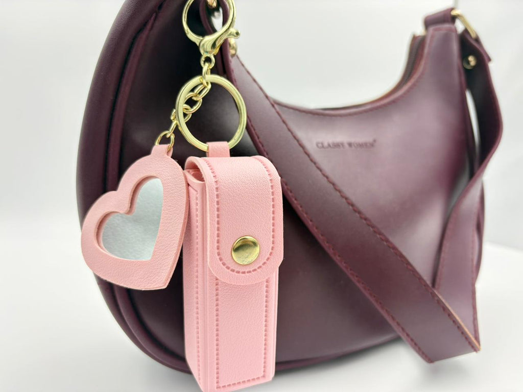 lipstick holder bag charm