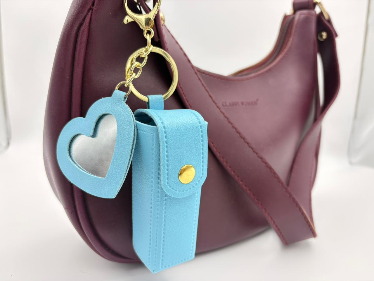lipstick holder bag charm