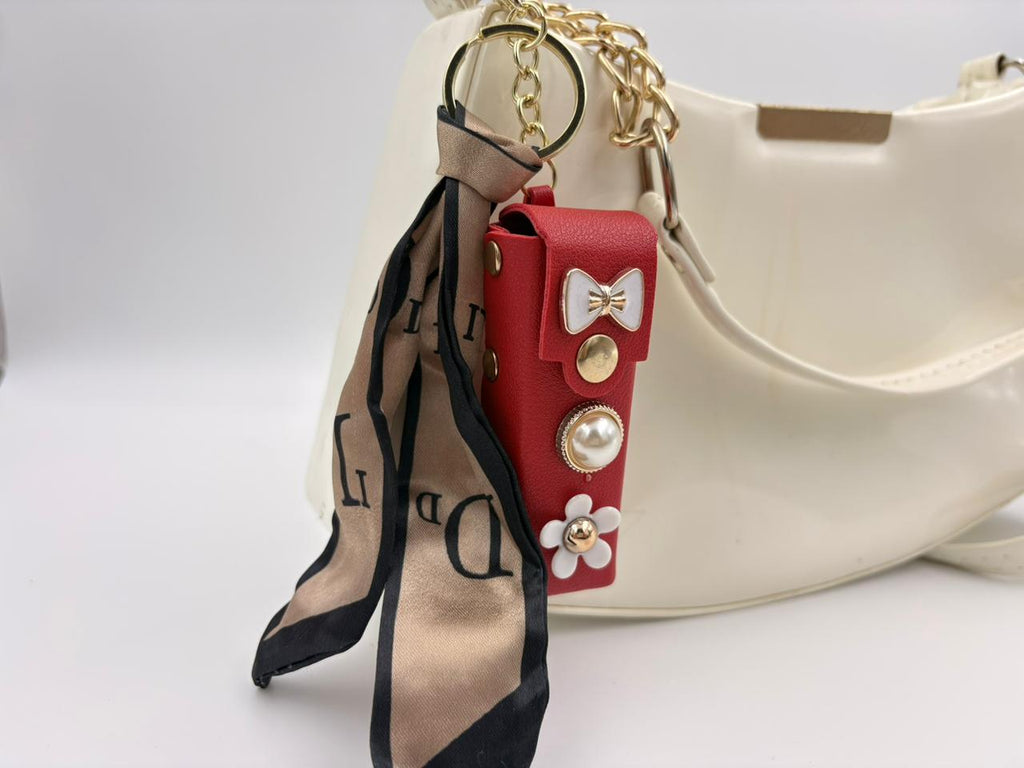 lipstick holder bag charm