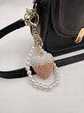 stone heart keychain