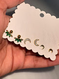 Earrings combo card