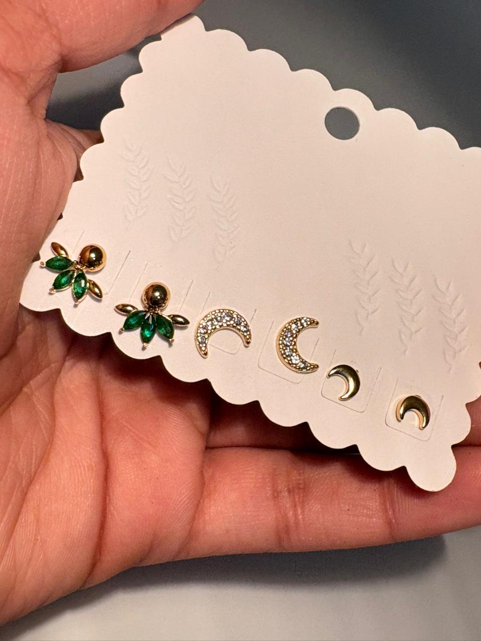 Earrings combo card