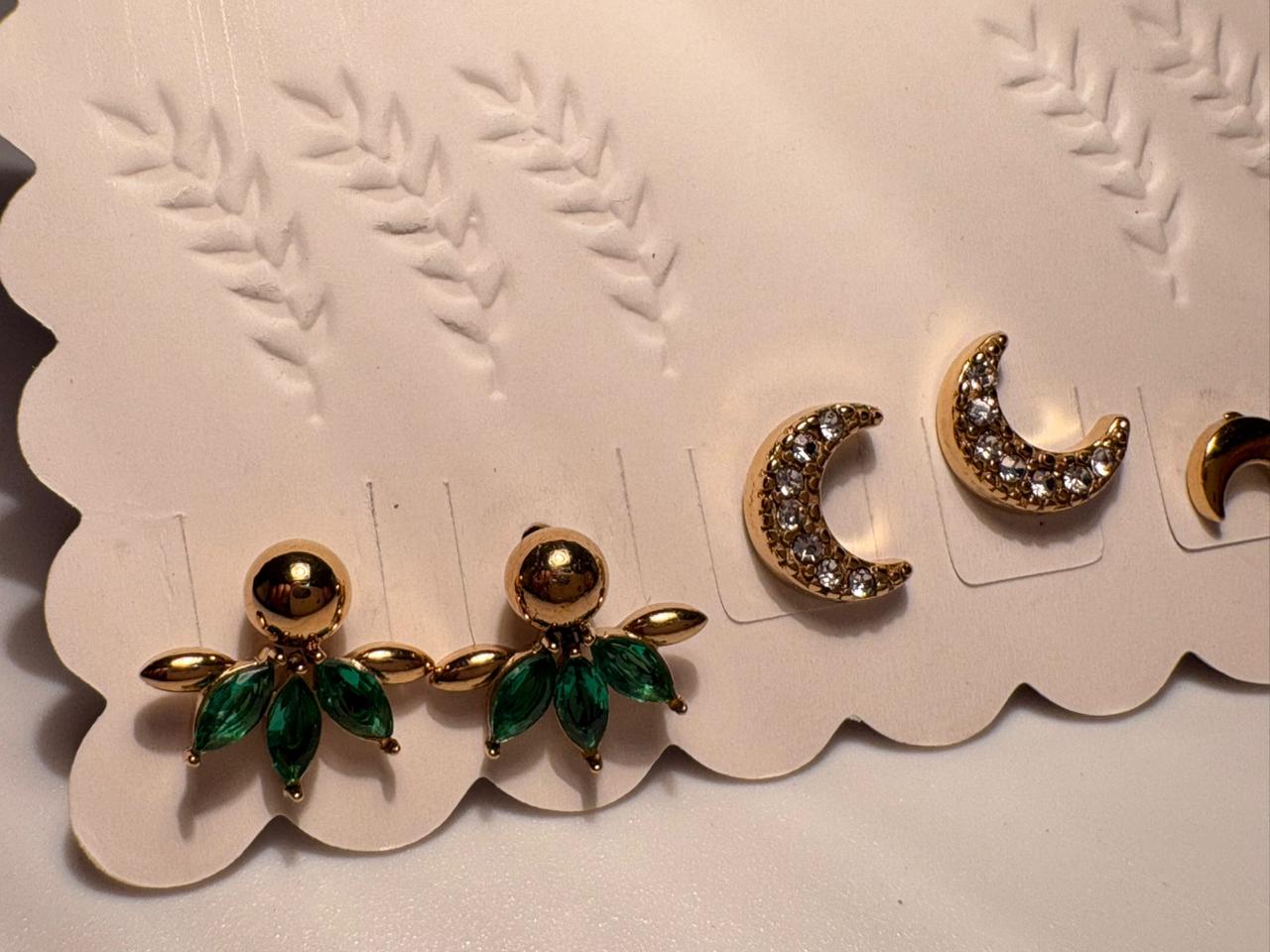 Earrings combo card