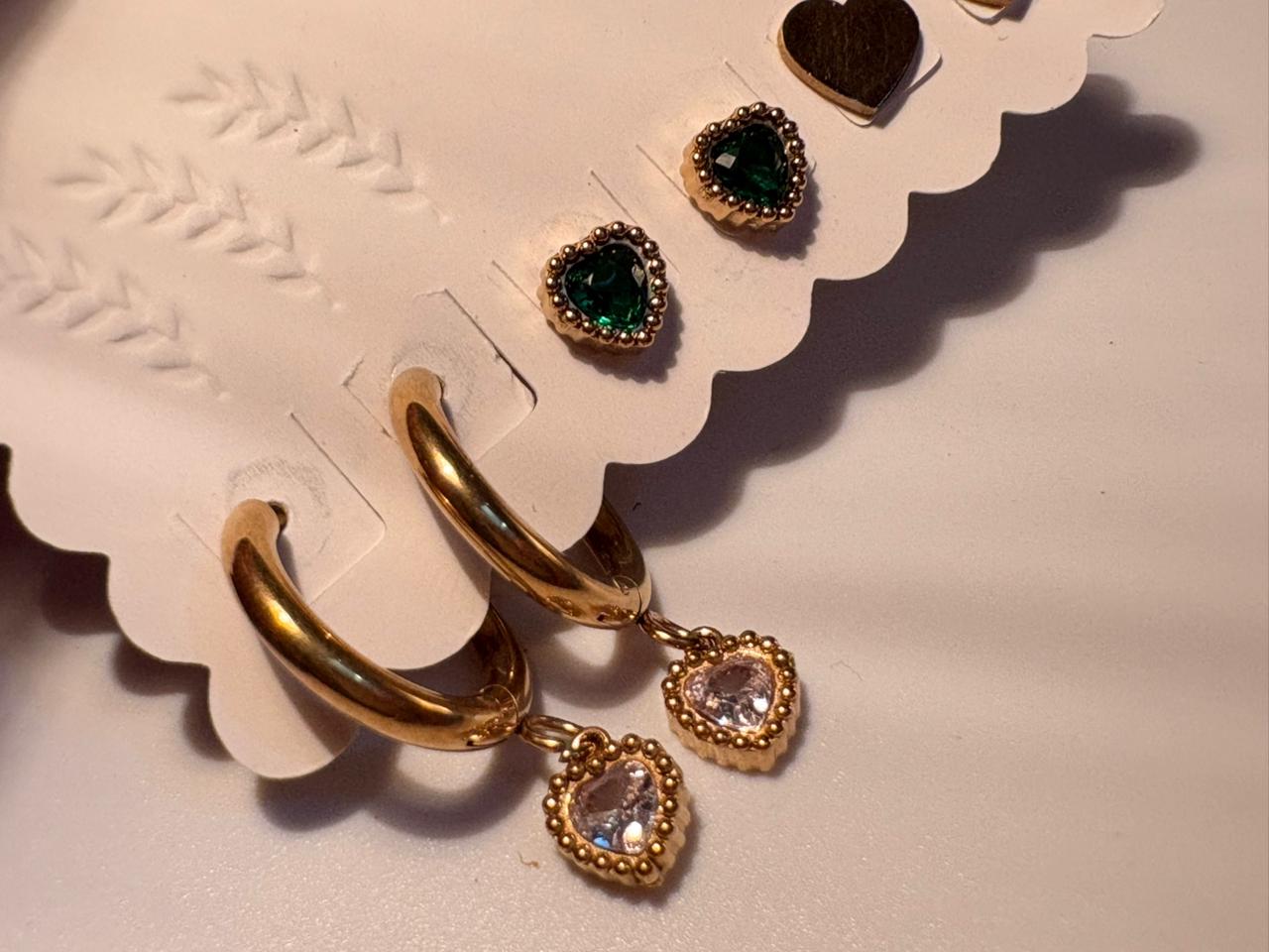 Earrings combo card