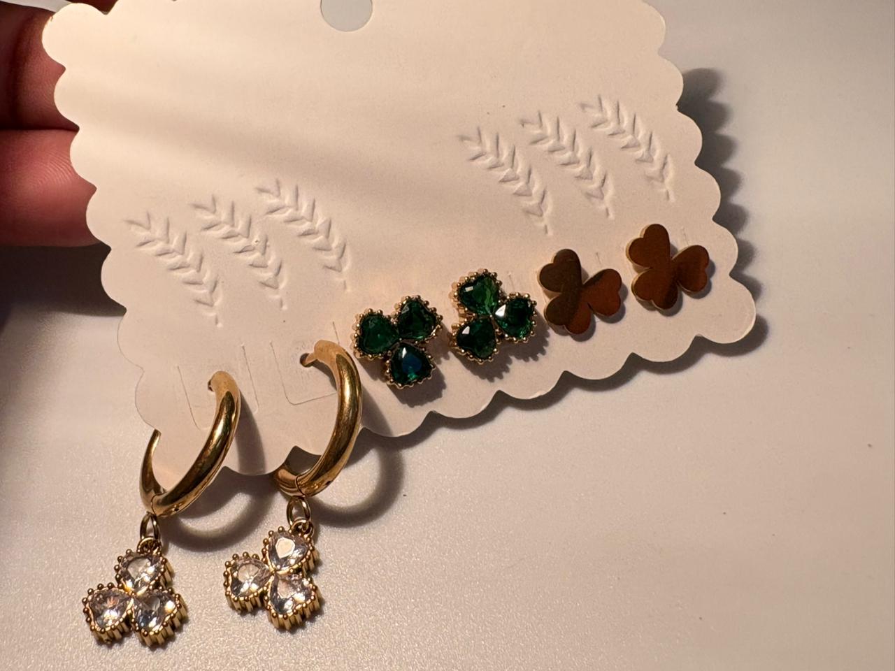 Earrings combo card