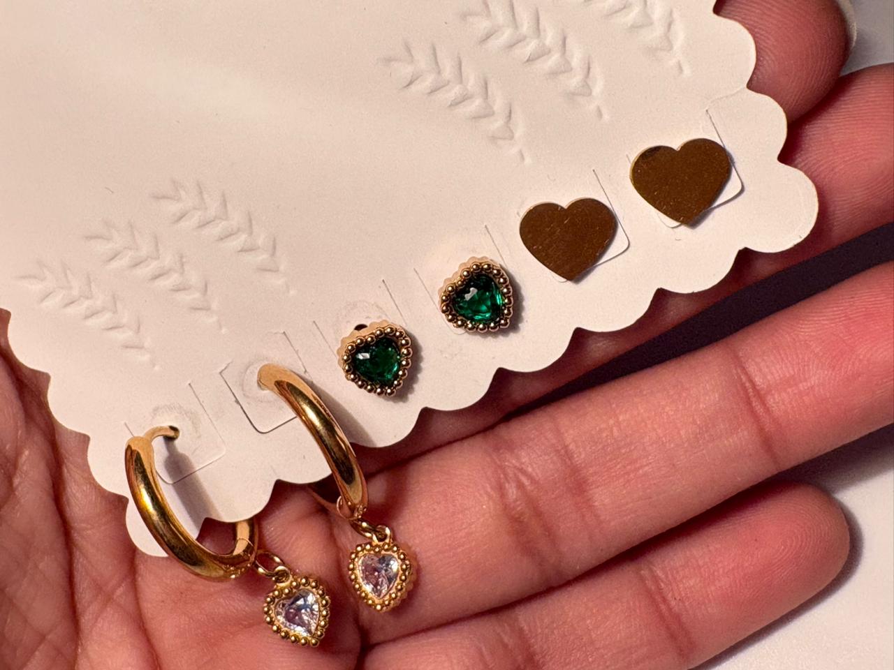 Earrings combo card