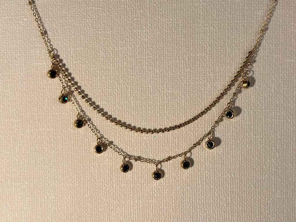 Emerald Dangle Necklace