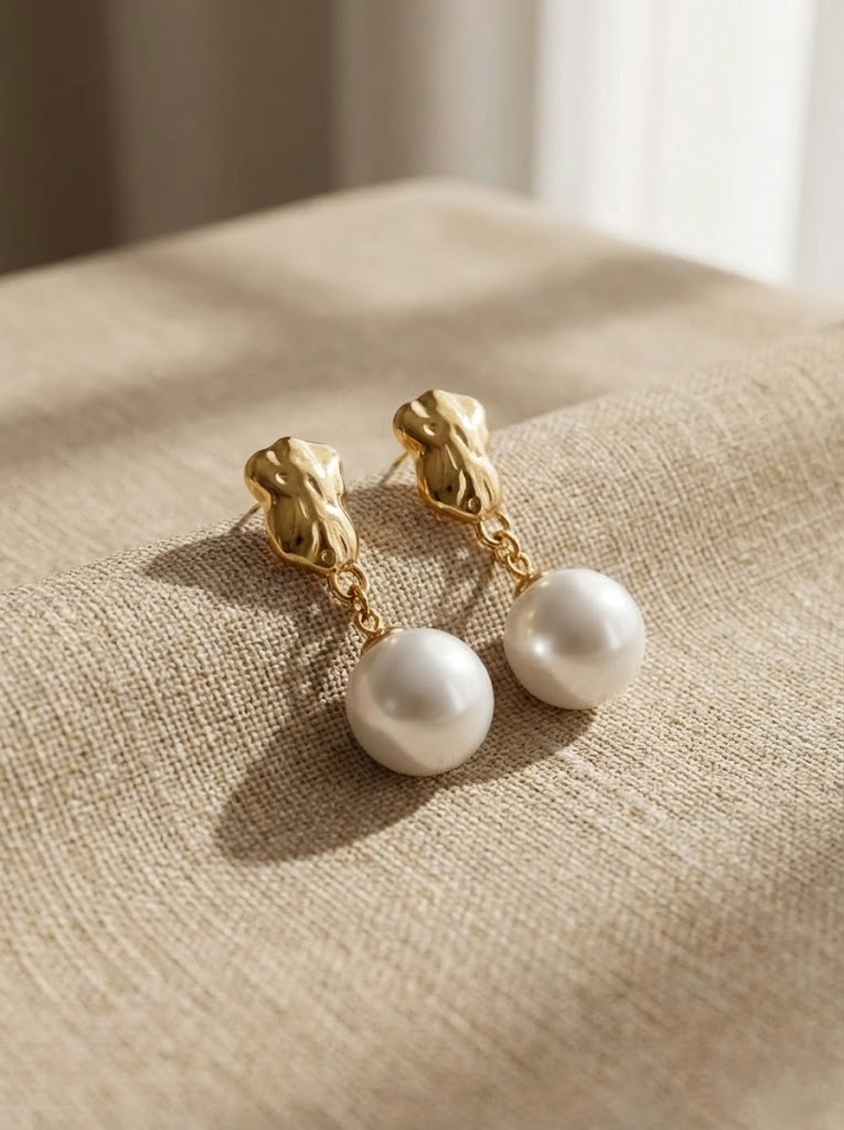 Velora Pearl Drop Earrings