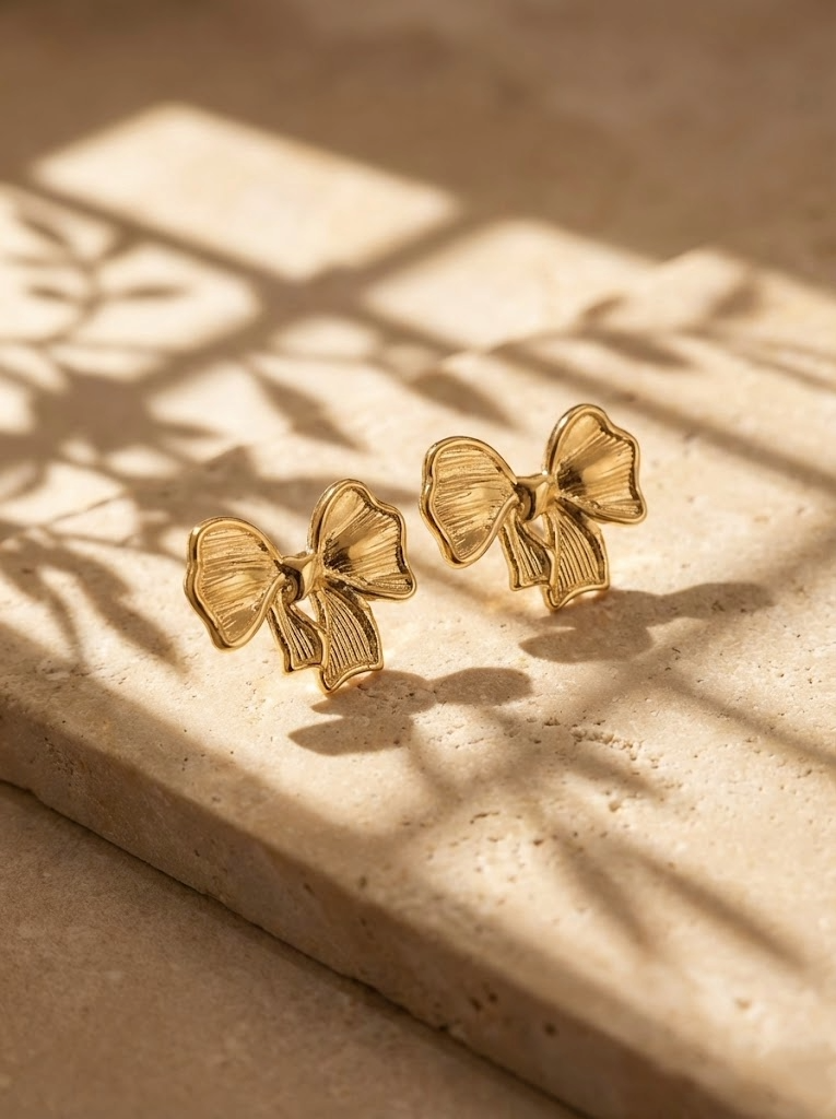 Mini Luxe Bow Earrings