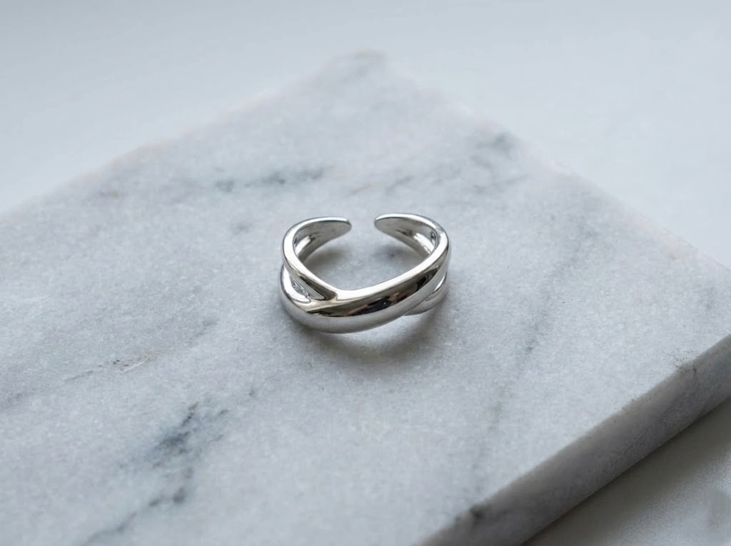 Infinity Double Cuff Ring
