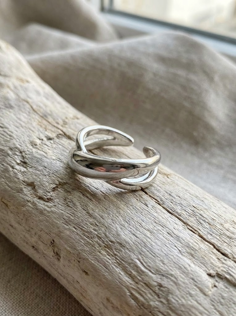Infinity Double Cuff Ring