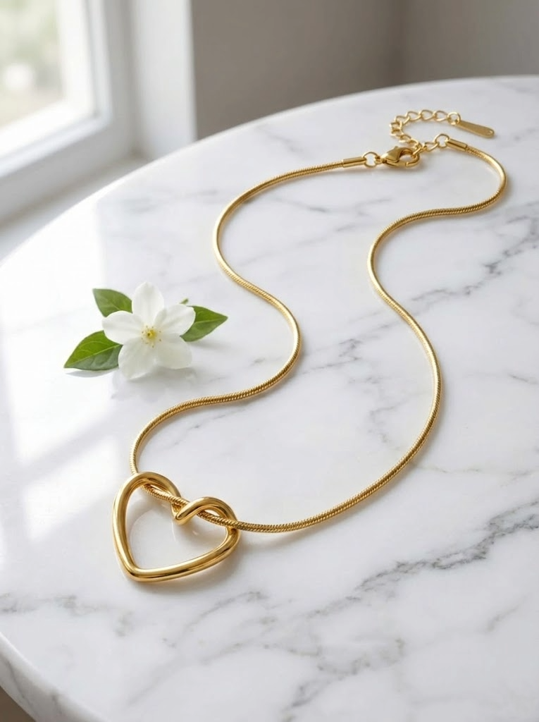 Minimal Love Heart Necklace