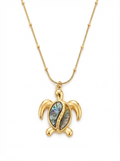 Ocean Whisper Turtle Necklace