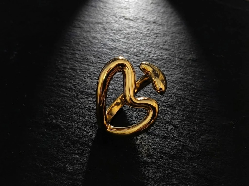 Fluid Wave Open Ring